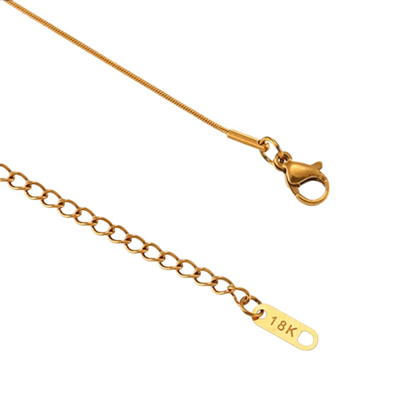 Iniciales de bling de doble cadena