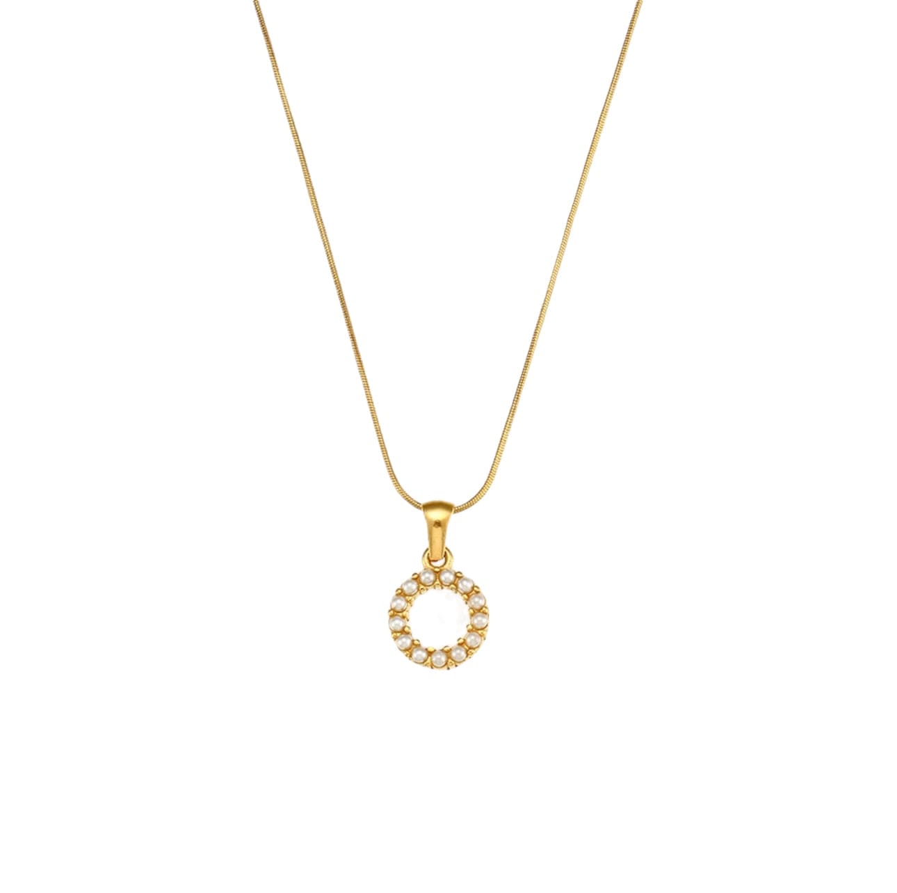 Your initial pearl necklace