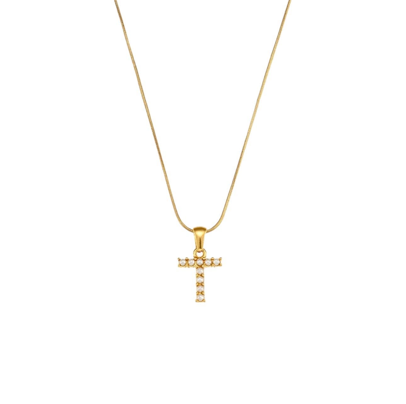 Your initial pearl necklace