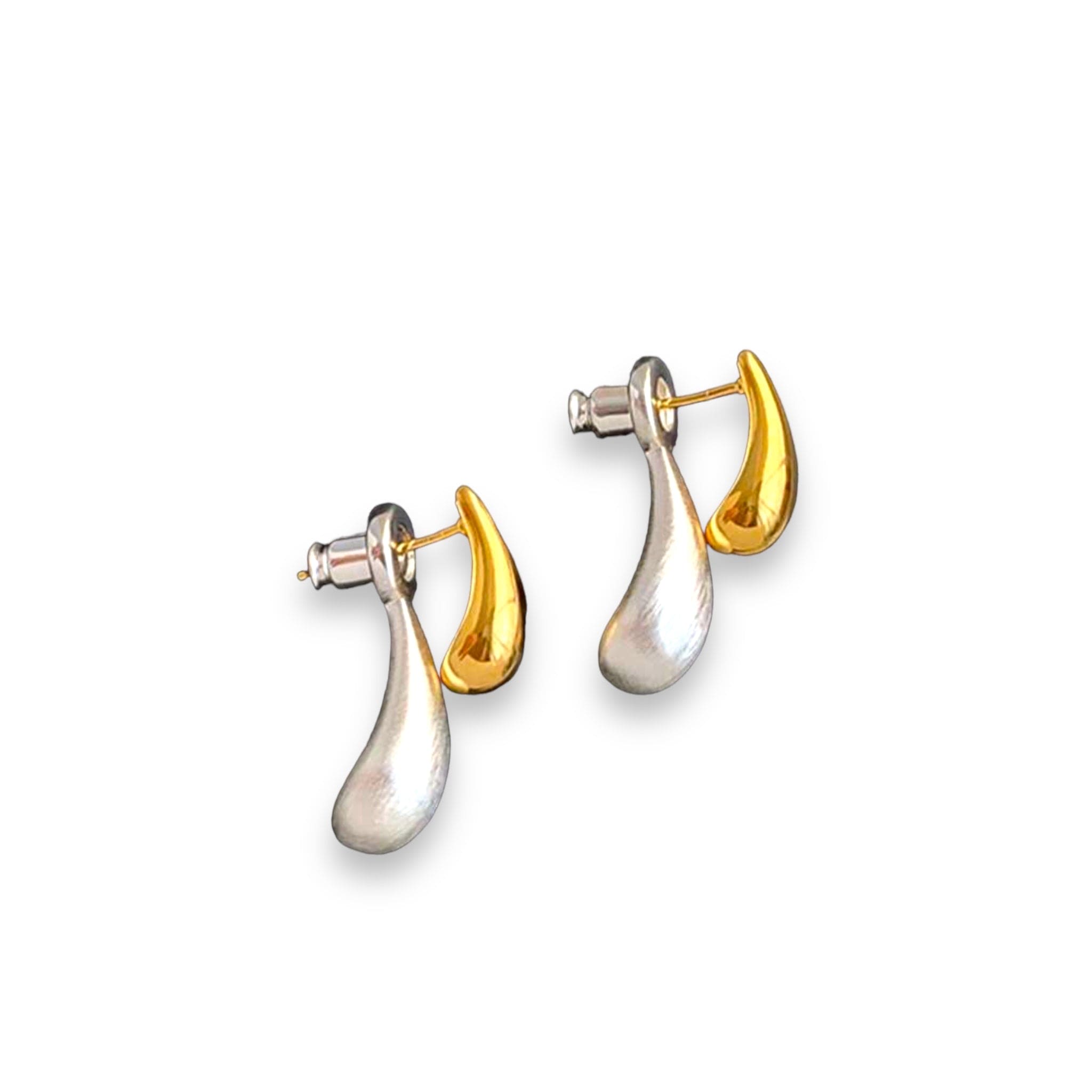 Gold Silver Earrings