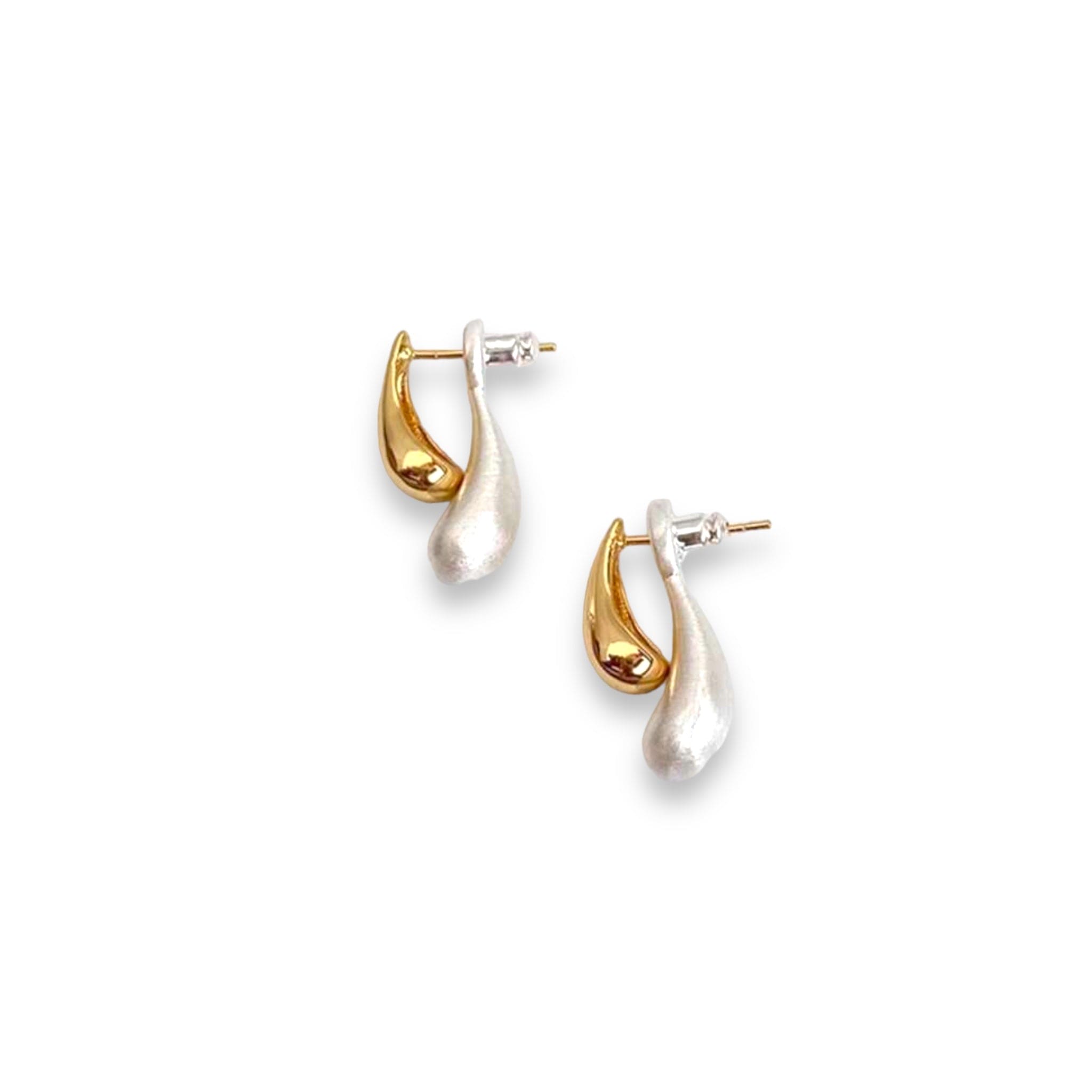 Gold Silver Earrings