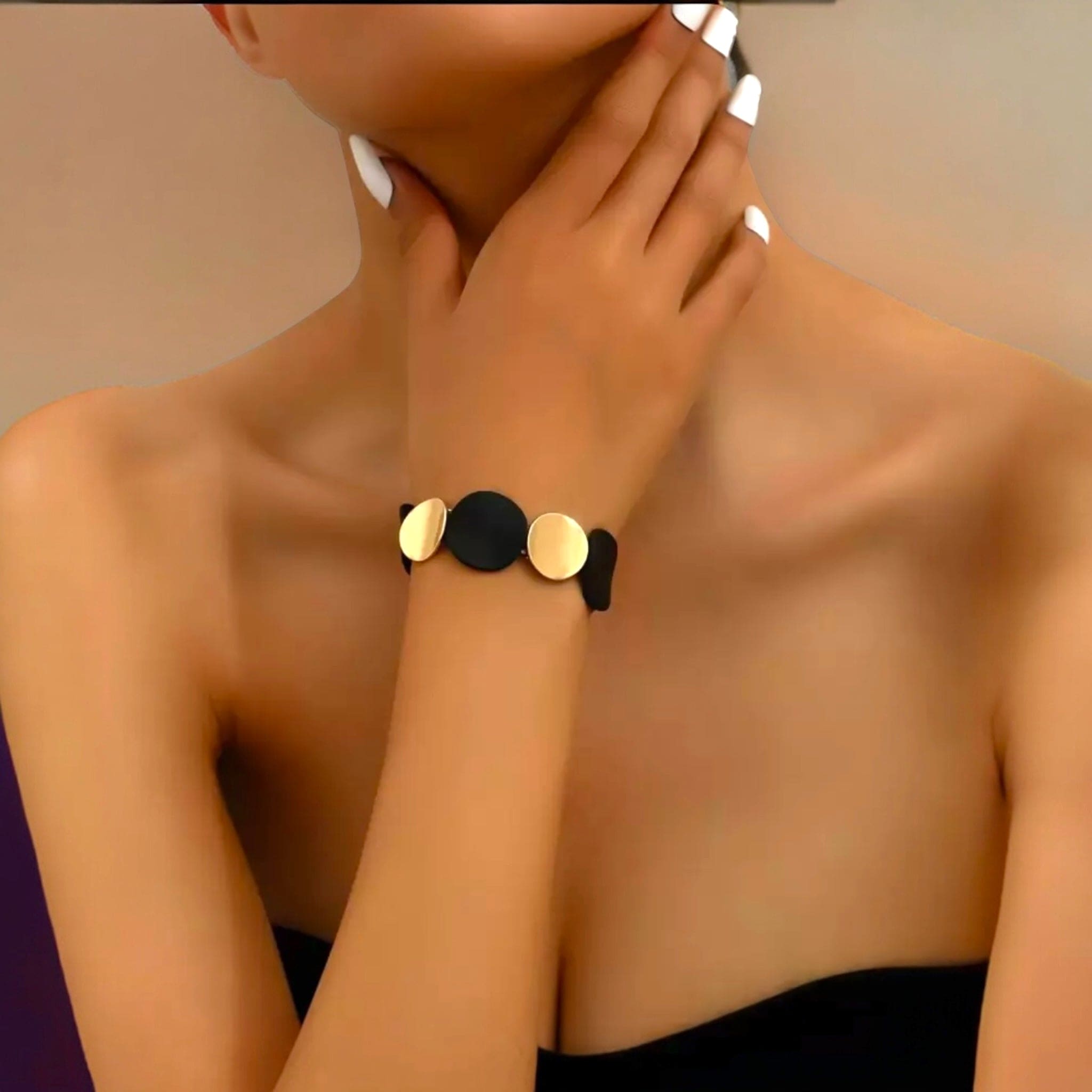 Blackngold bracelet