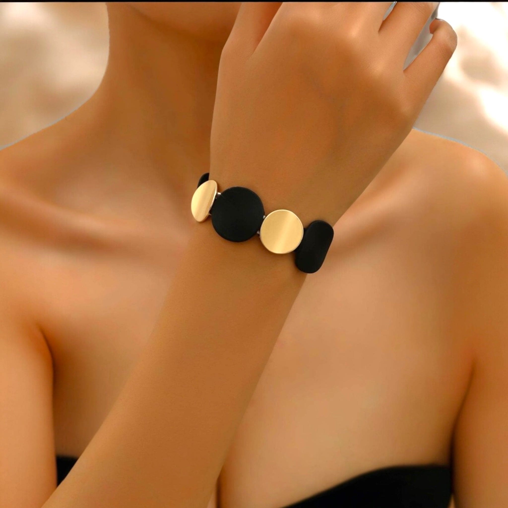 Blackngold bracelet