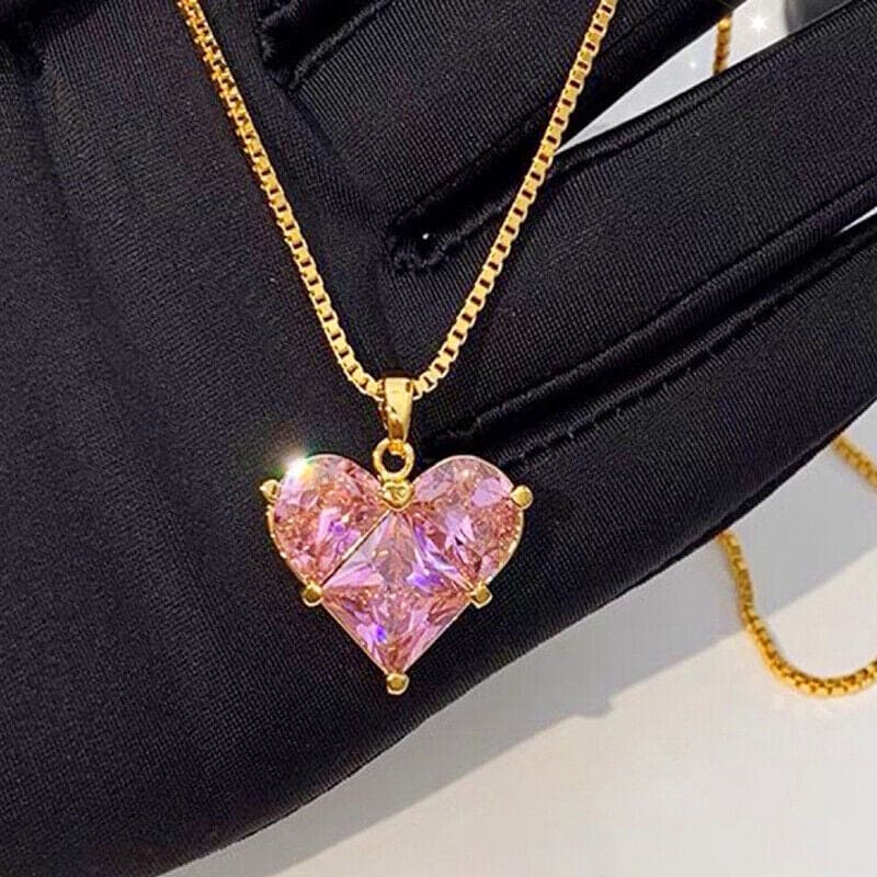 Pink heart set