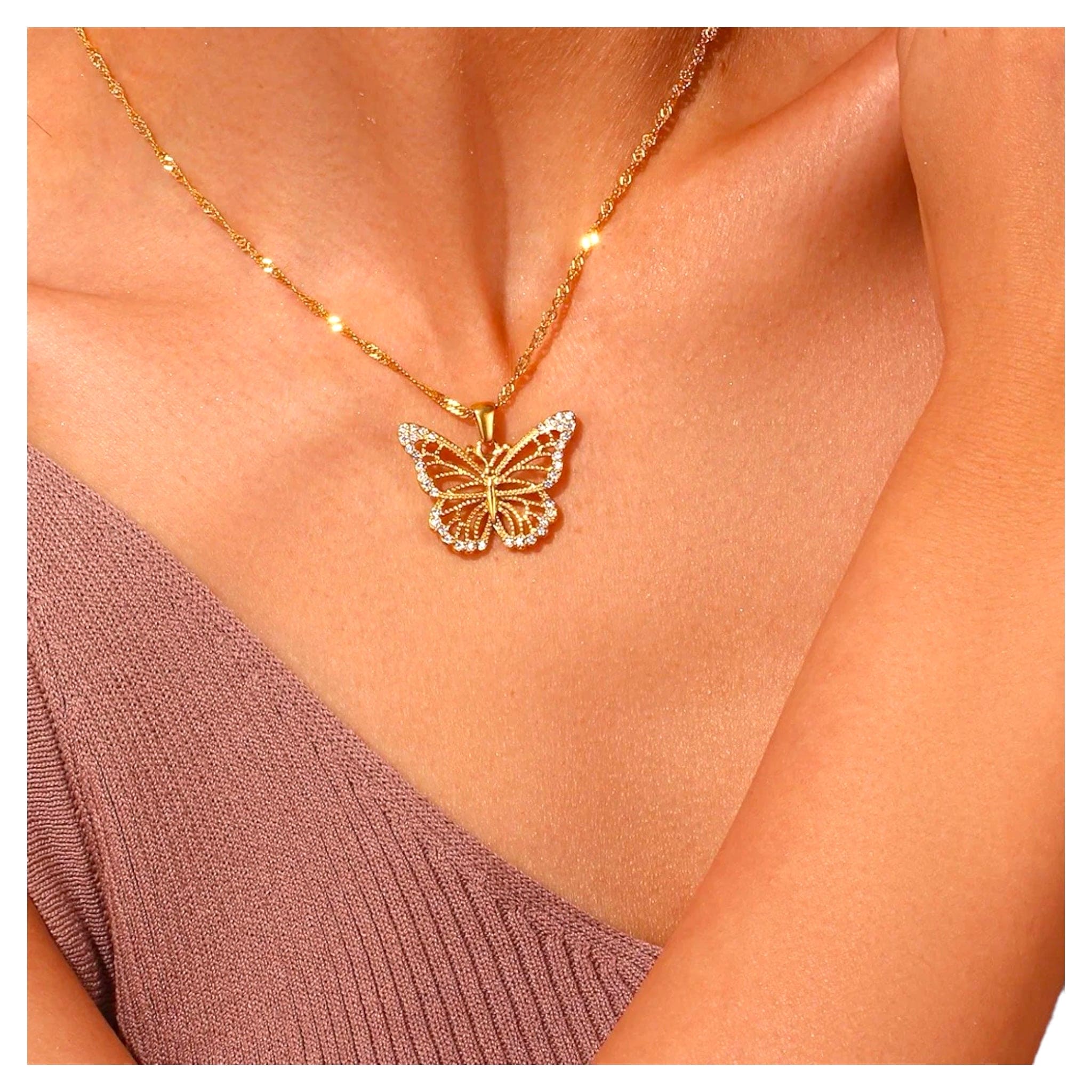 Butterfly necklace