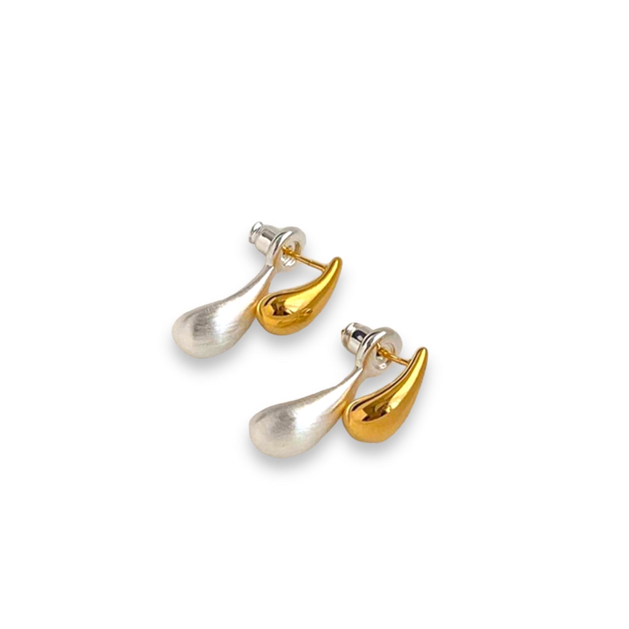 Gold Silver Earrings