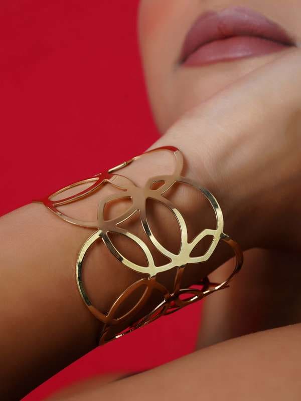 Floral inspired Cuff